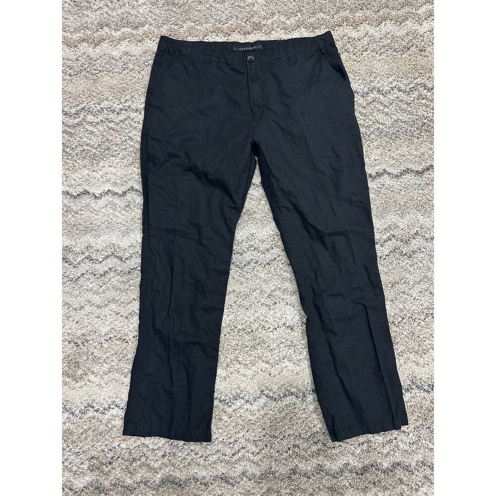 Sean John Black Linen Blend Pants Men’s Size 40